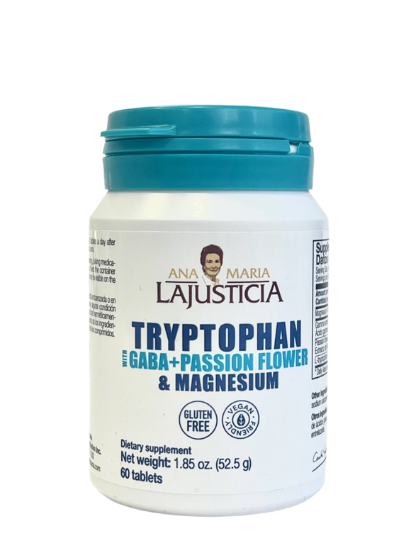 TRYPTOPHANE AVEC GABA + MAGNÉSIUM PASSIF 60 COMPRIMÉS